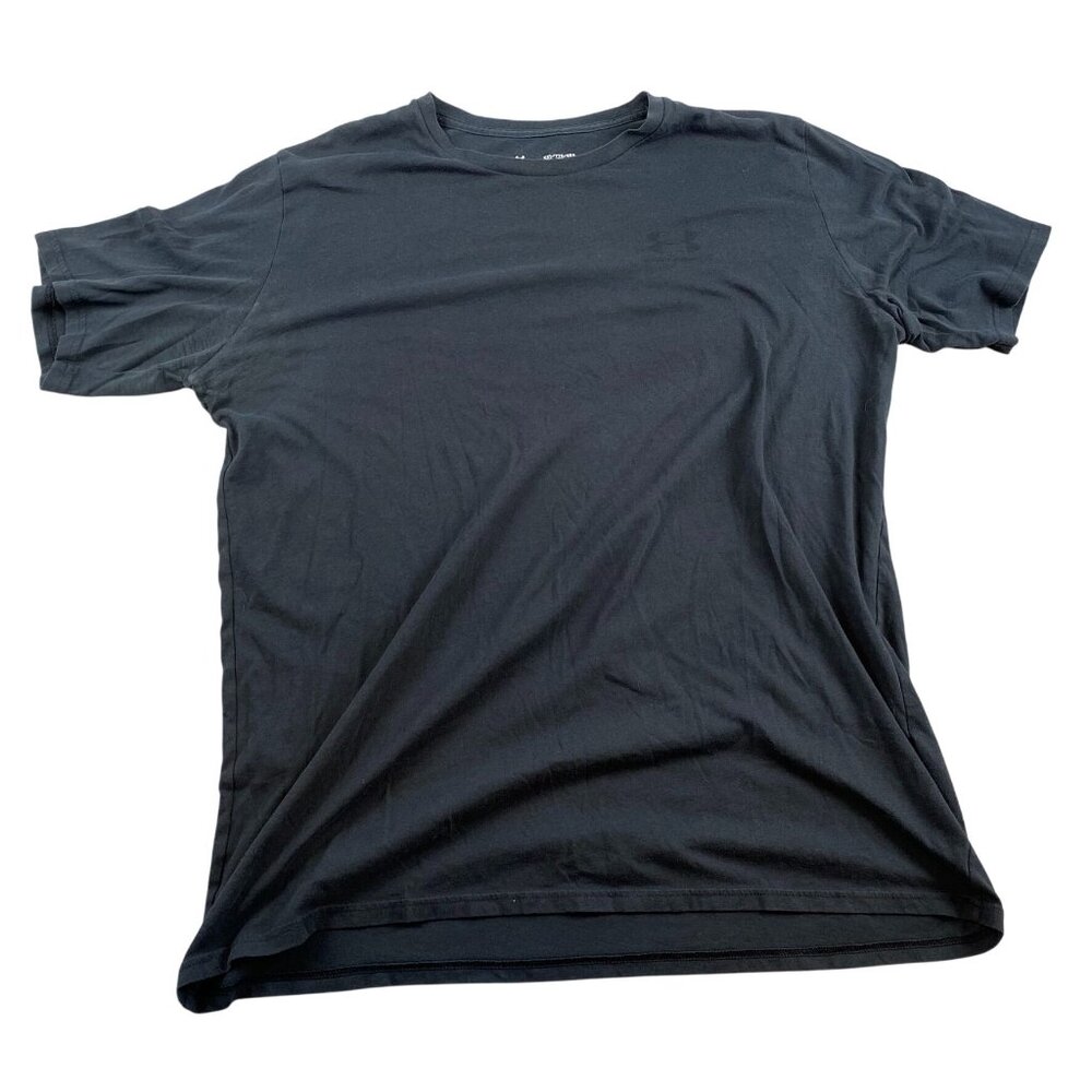 Under Armour Mens T-Shirt XXL HeatGear Loose Fit Black